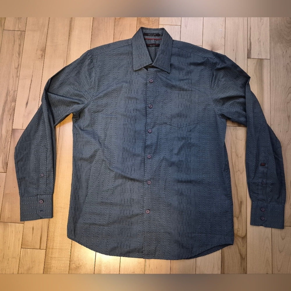 Point Zero black label men's size medium semi fit button up shirt